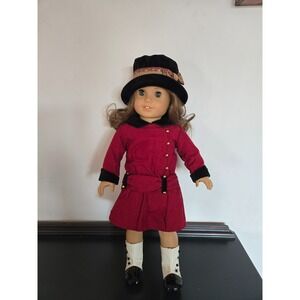 American Girl 18" Doll Rebecca w/ Retired Meet Outfit from 2014 Great Condition!